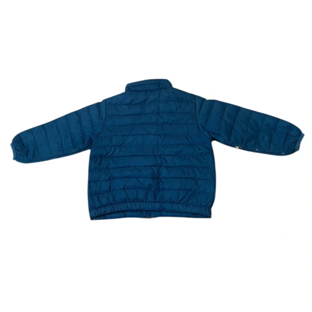 Patagonia Toddler Kids Hi Loft Down Puffer Zip Up Crewneck Jacket Sweater